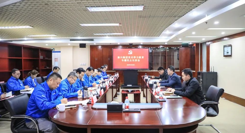 【党建动态】tyc5997太阳集团党委召开2021年度党史学习教育专题民主生活会
