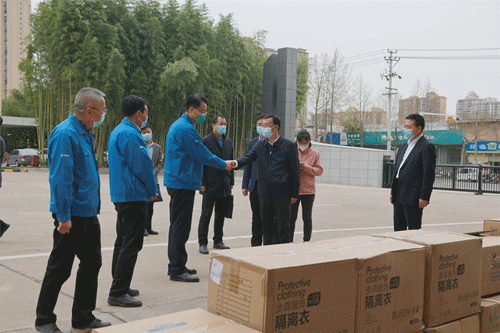 段小龙到tyc5997太阳集团调研复工复产工作
