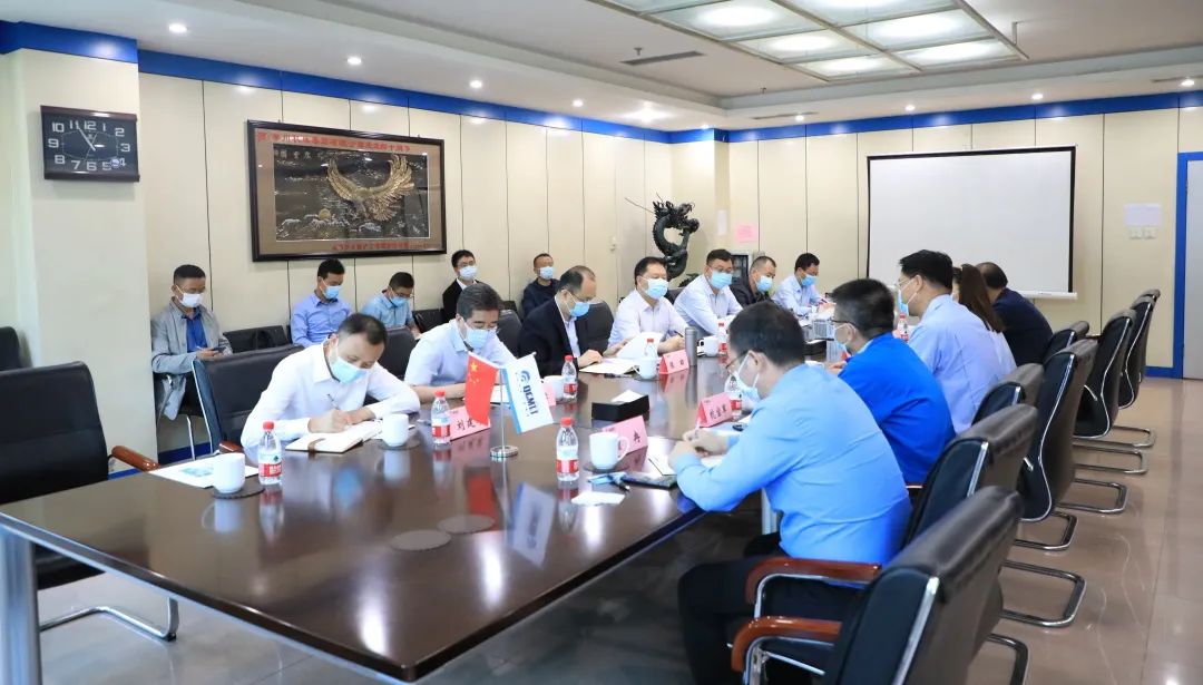 宝鸡市副市长张昭一行调研tyc5997太阳集团