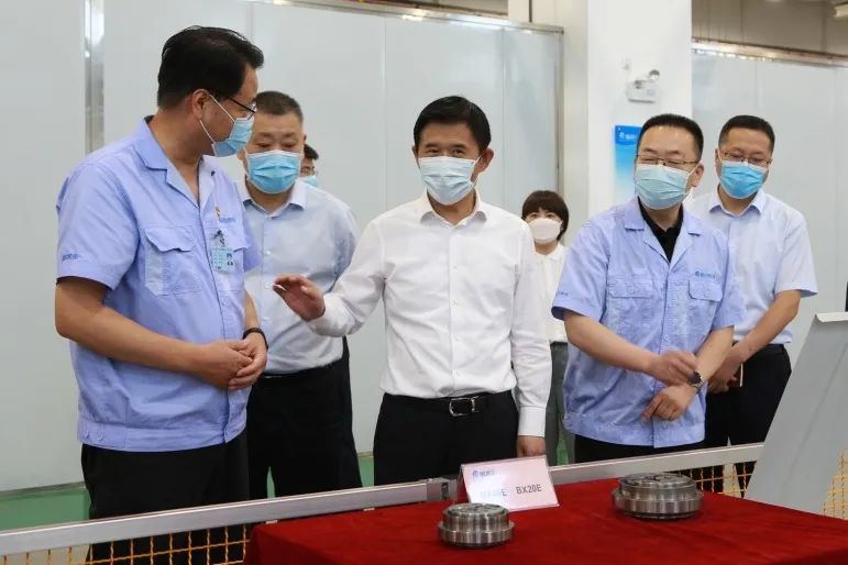 宝鸡市市长王勇调研tyc5997太阳集团